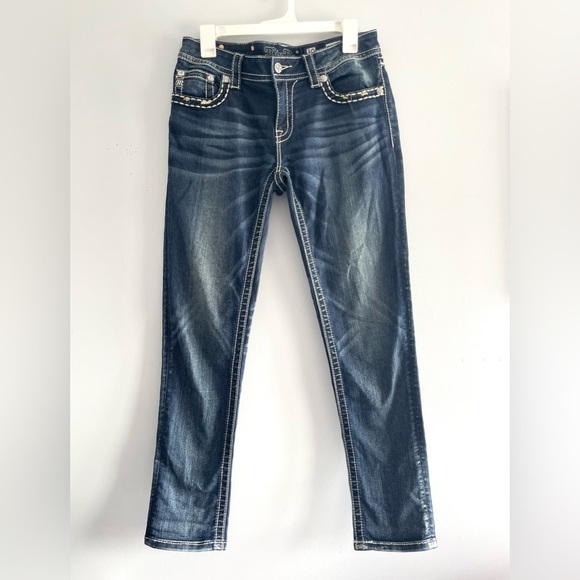 Miss Me Signature-Rise Skinny Blue Jeans - Picture 8 of 9